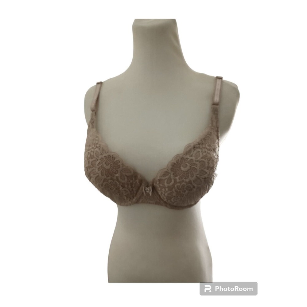 Felina Gray Lightly Padded Lace Under wire Nwt Bra 36Cโ 4778